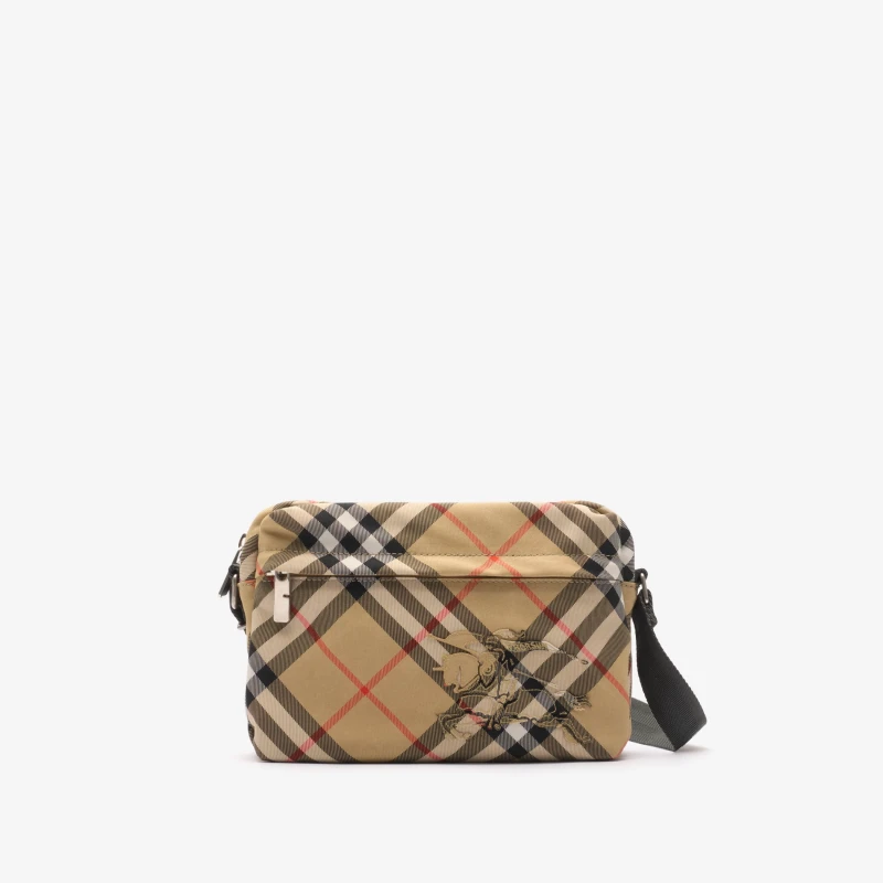 Small plaid crossbody bag