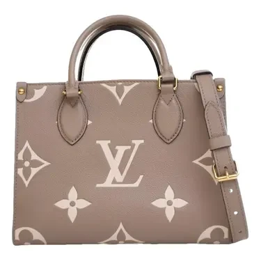 Onthego leather tote Louis Vuitton