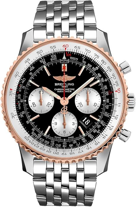 Breitling Navitimer 01 fine steel and Rose Gold 46mm Men's Watch UB012721/BE18-453A