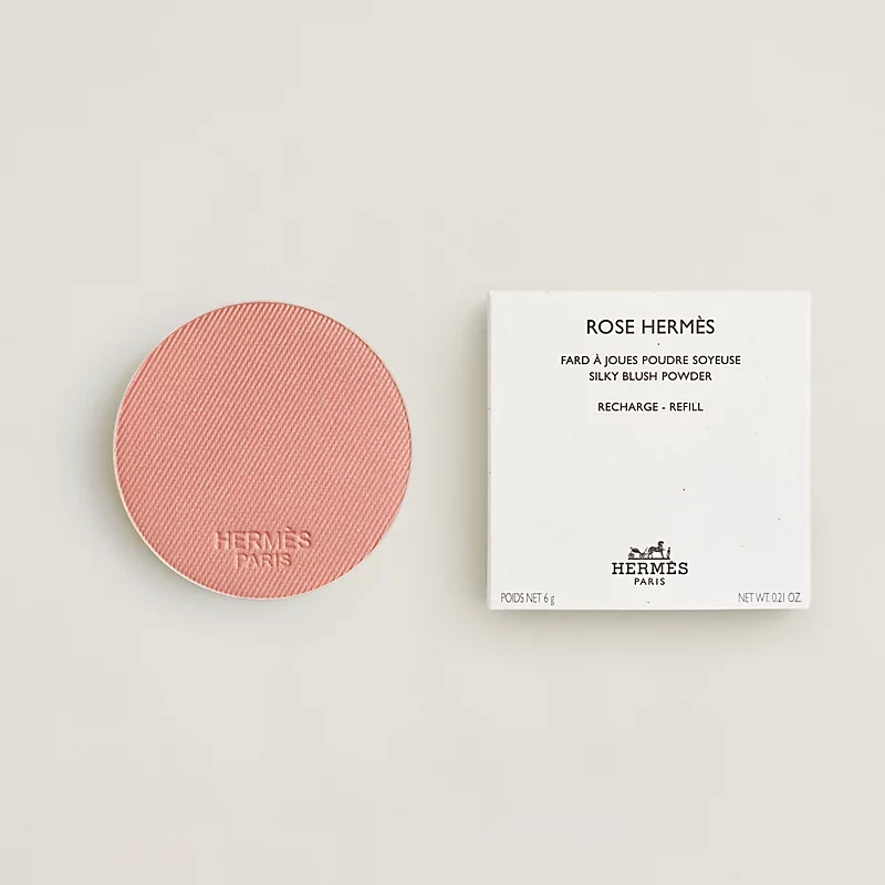 Hermes rose silky blush powder supplement, rose amber