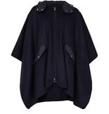 MONCLER Hooded cape