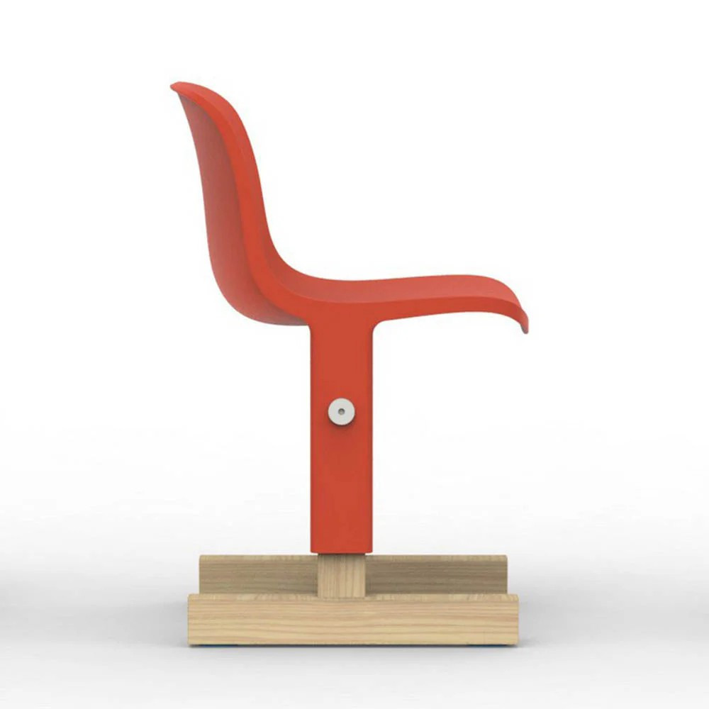 Magis Me Too Little Big baby chair-Magis Me Too natural color/orange