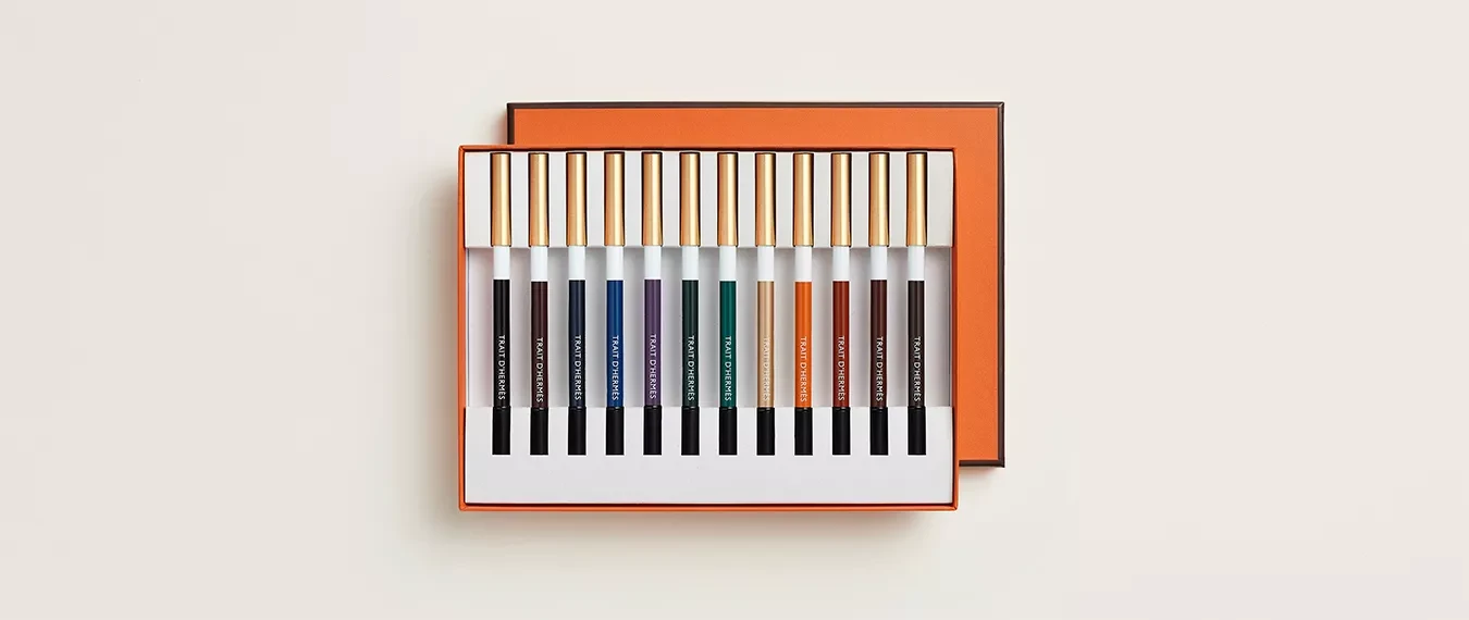 Create your own Hermes Trait d'Hermès 12-pack pencil gift box.