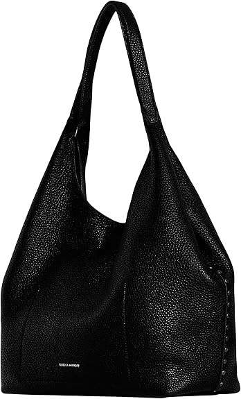 Rebecca Minkoff Darren shoulder bag, women's genuine leather handbag, black.